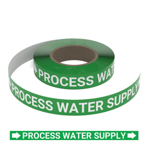 Process Water Supply - Pipe Marking Roll